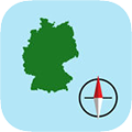 German Grid Ref Compass app store icon