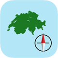 Swiss Grid Ref Compass app icon