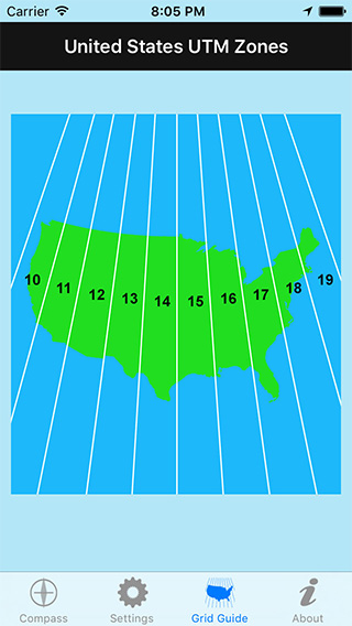 UTM Grid Ref Compass iPhone App image 2