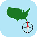 UTM Grid Ref Compass app icon