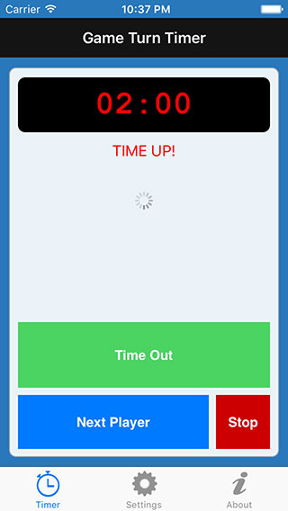 Game Turn Timer iPhone App image 1