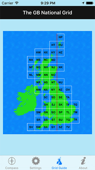 GB Grid Ref Compass iPhone App image 2