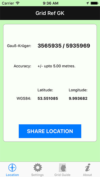 Grid Ref GK iPhone App image 1