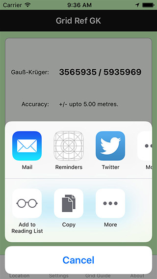 Grid Ref GK iPhone App image 2
