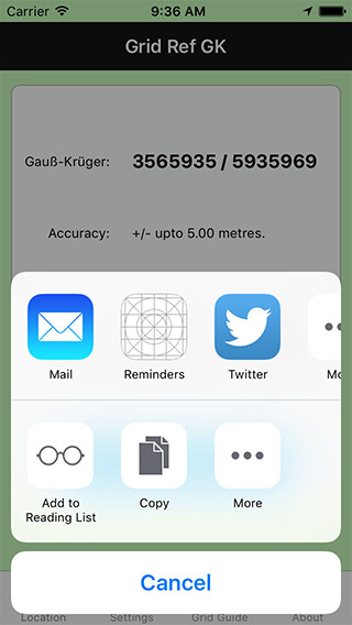 Grid Ref GK iPhone App image 2