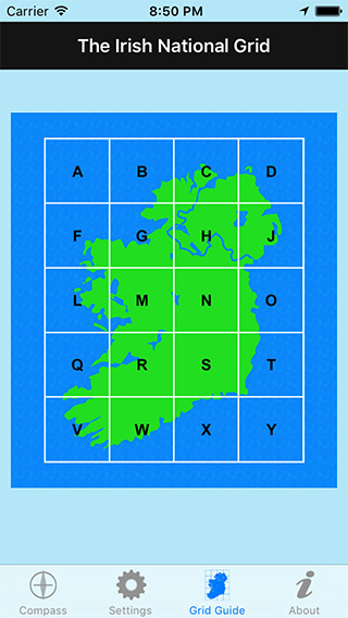 Irish Grid Ref Compass iPhone App image 2