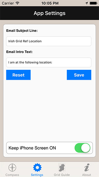 Irish Grid Ref Worker iPhone App image 2