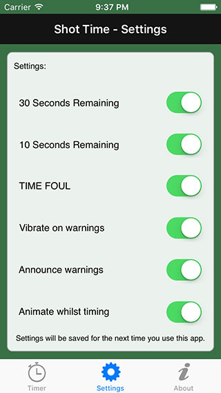 Shot Time iPhone 5 App image 2