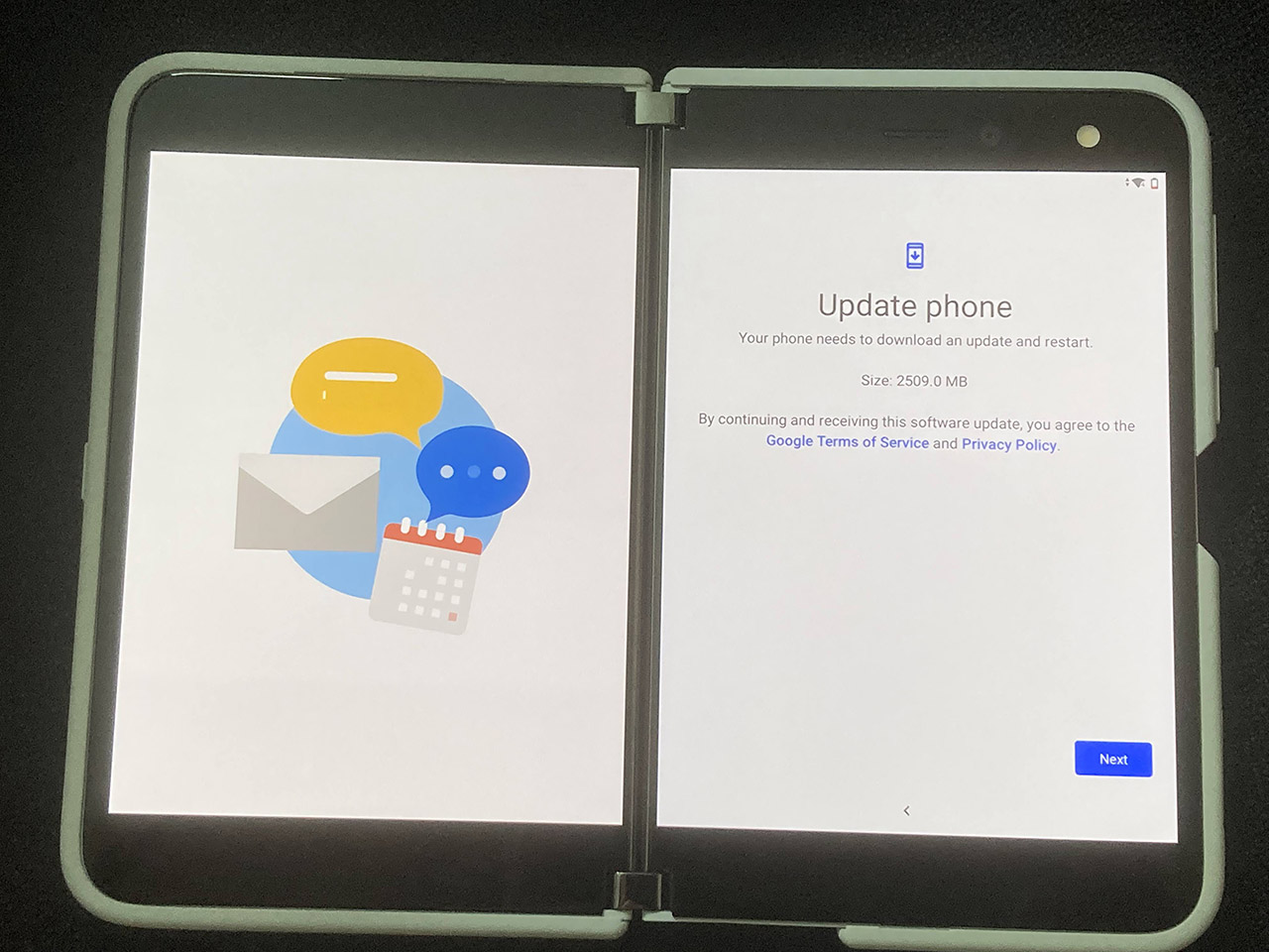 Microsoft Surface Duo - Update Phone