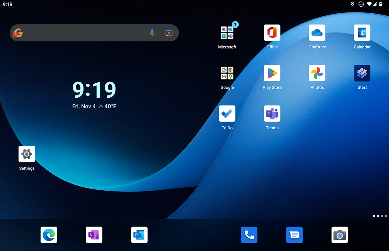 Microsoft Surface Duo - minimal background
