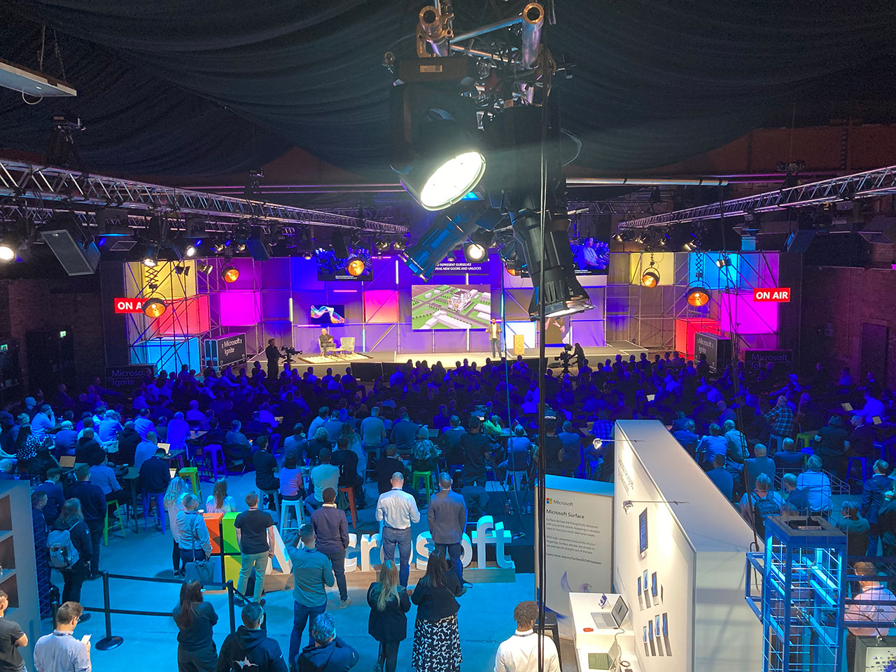 Microsoft Ignite Manchester - View From The Balcony