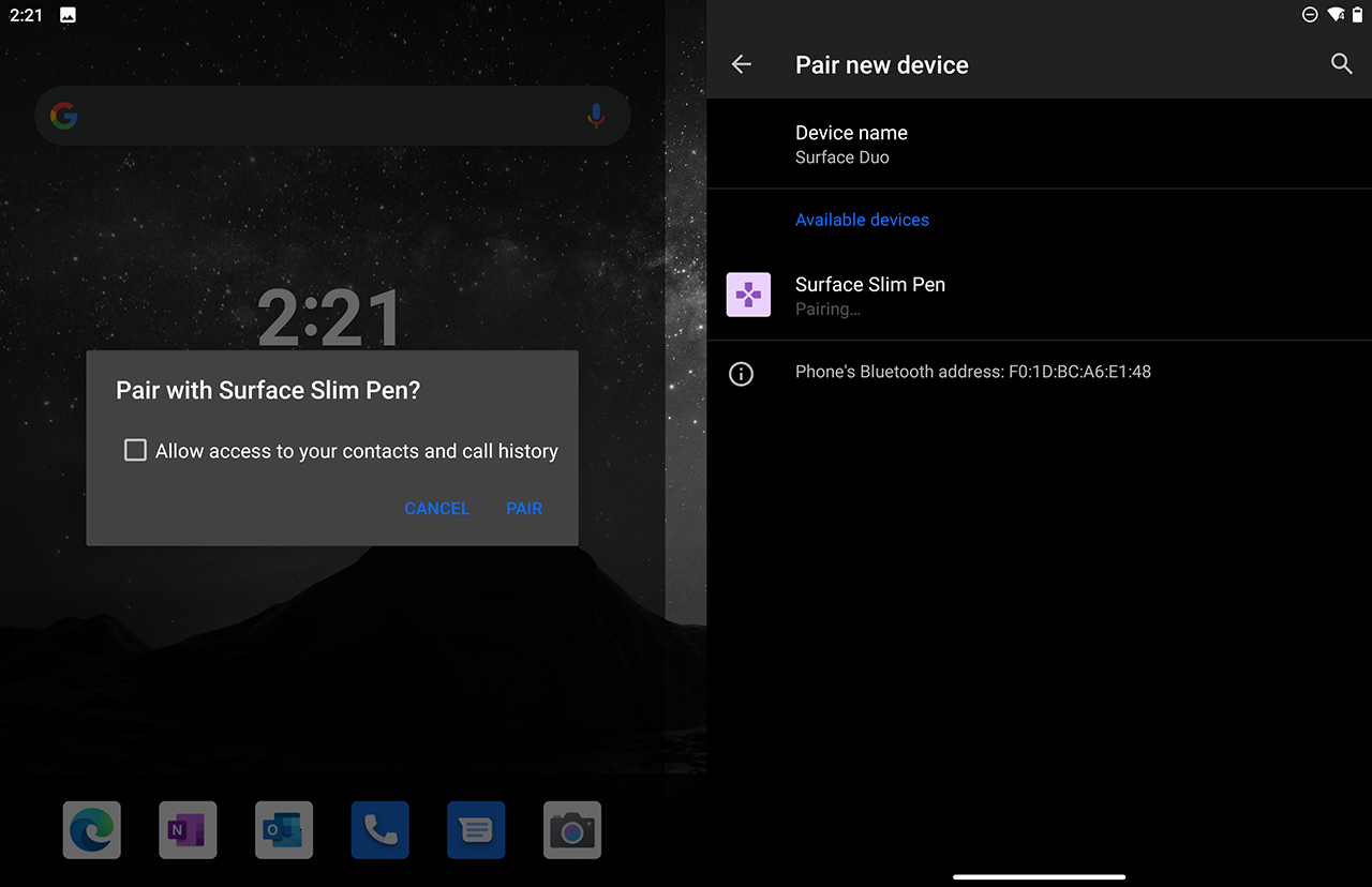 Pair with Surface Slim Pen?
