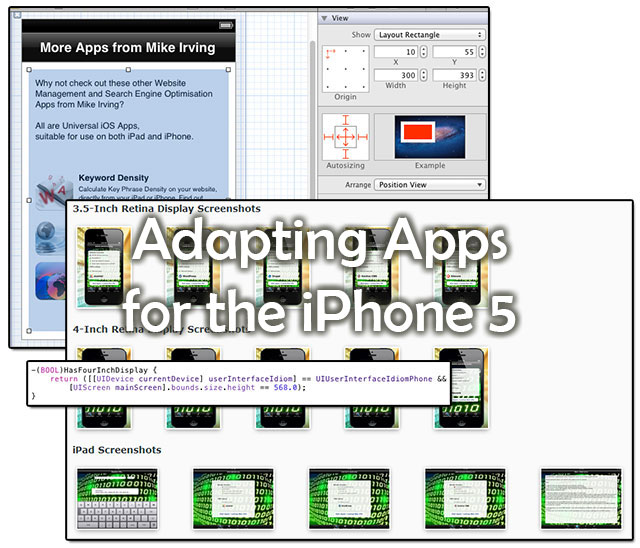 Adapting Apps for the iPhone 5