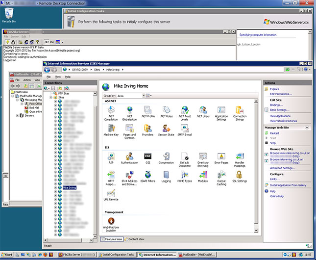 Windows 2008 - New Web Server